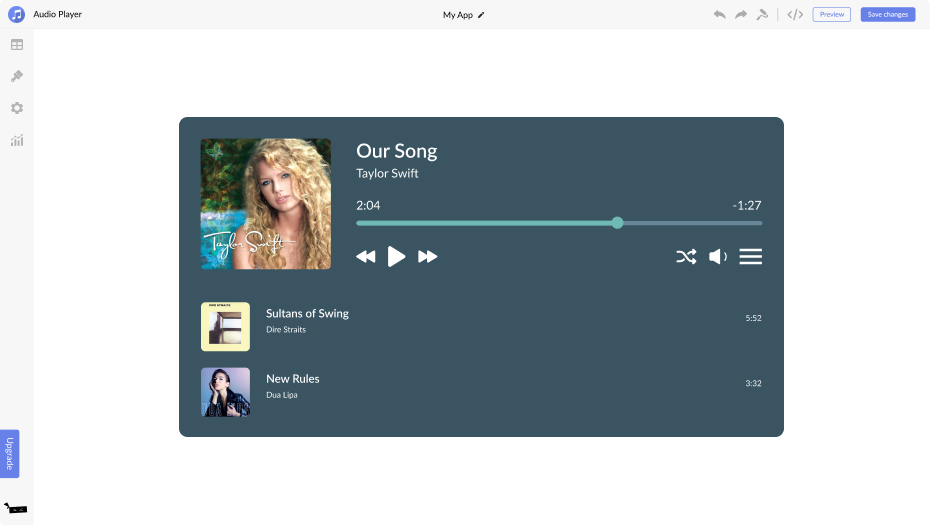 Audio Player for Yola