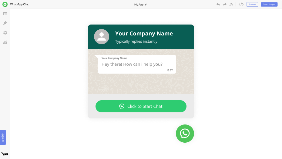 WhatsApp Chat for Wix