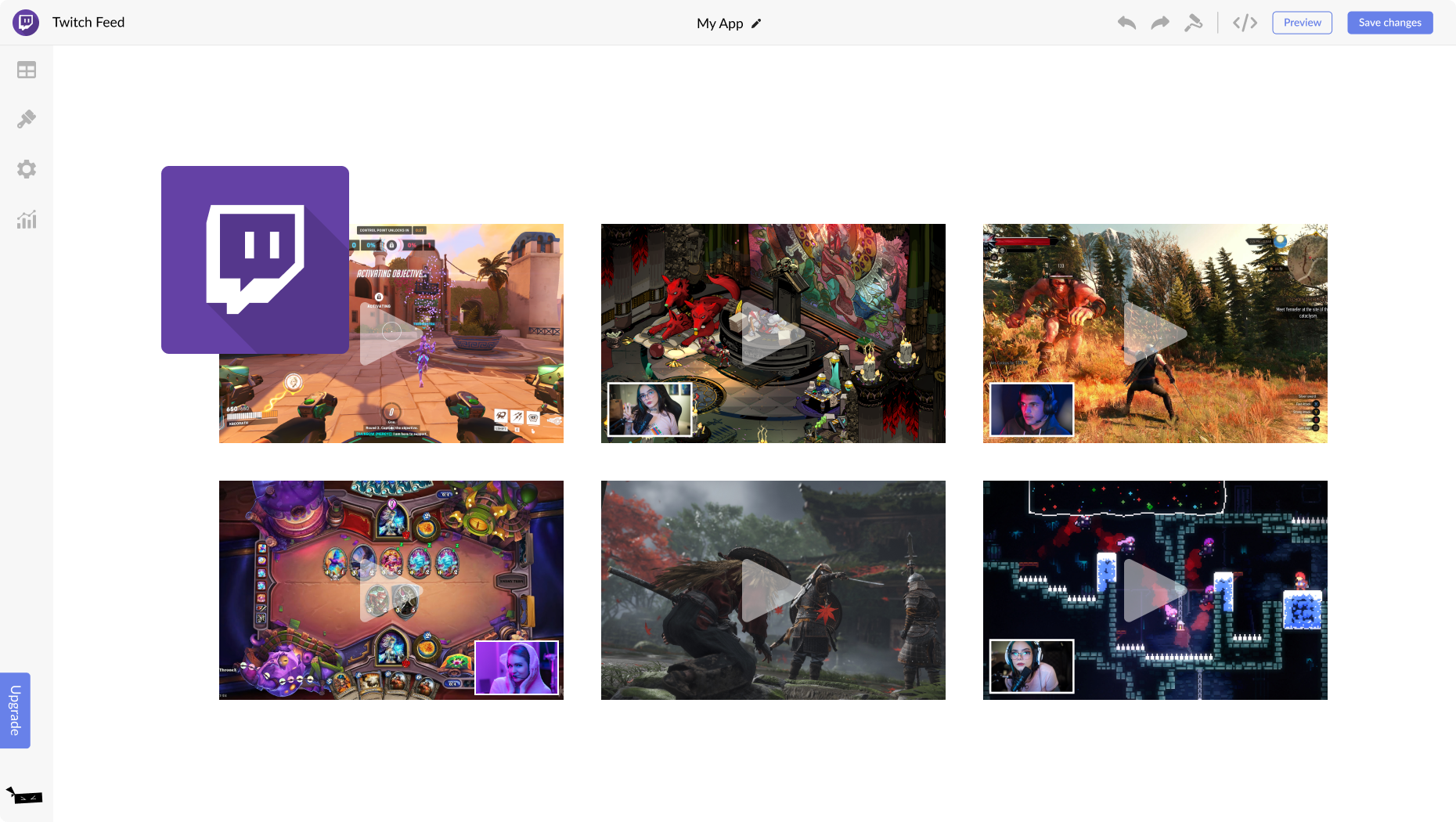 Twitch Feed for Wix