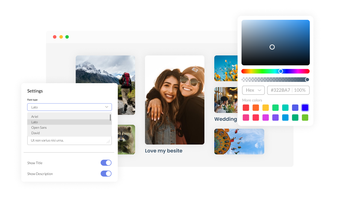 Image Gallery - Fully Customizable Image Gallery for Yola