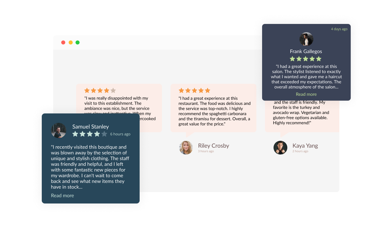 Sitejabber Reviews - Sitejabber reviews add-on Multiple Layouts