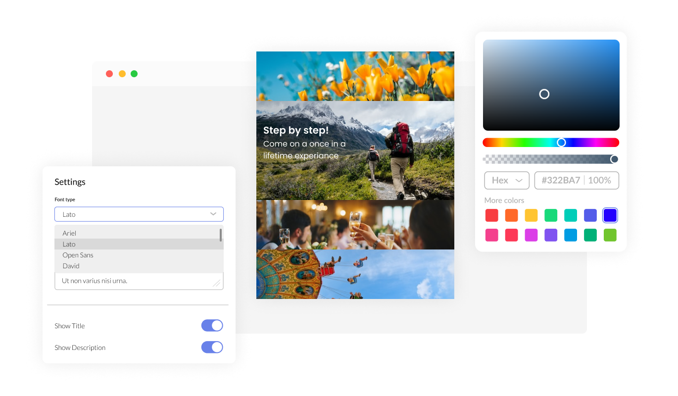 Image Accordion - Fully Customizable Image accordion for Elementor