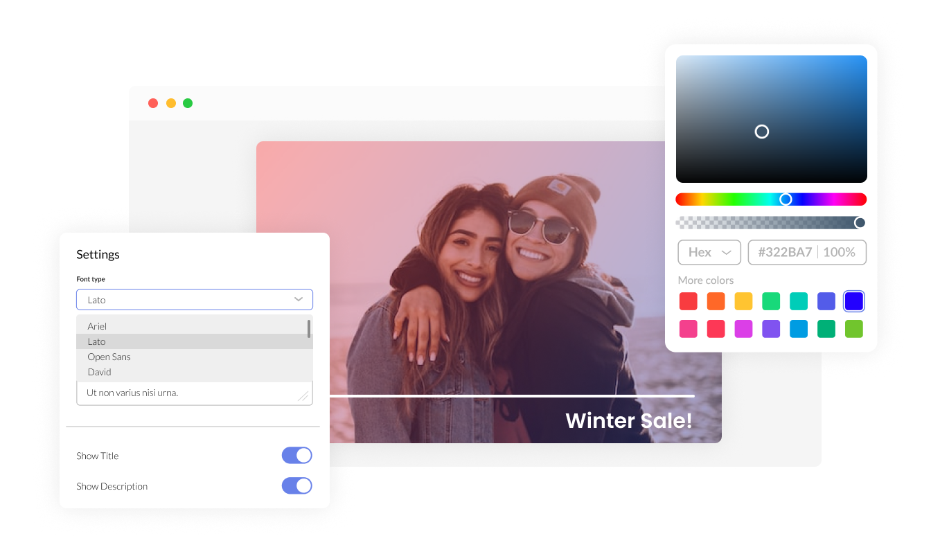 Image Hover Effects - Fully Customizable Jimdo add-on