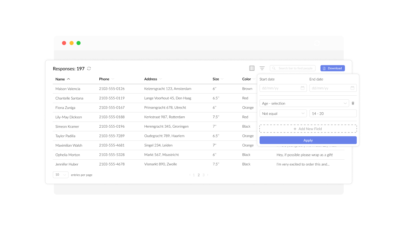 Order Form - Effortless Collection of Product Order Data on you Squarespace store