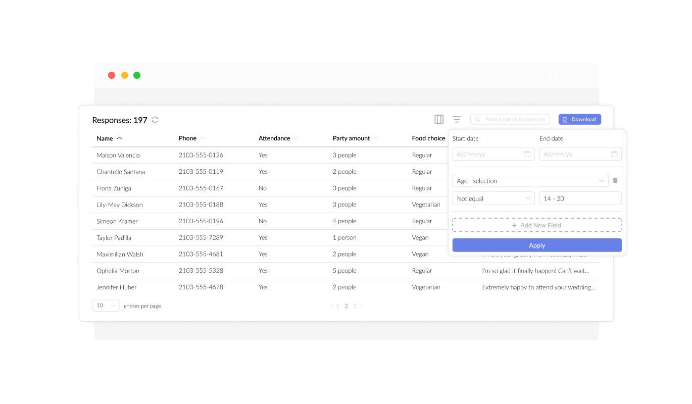 RSVP Form - Easy-to-Use RSVP Data Collection on BigCommerce