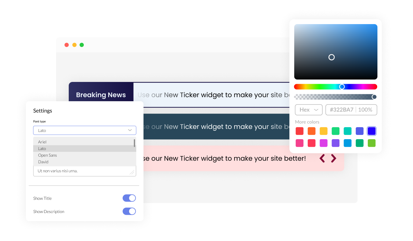 News Ticker - Personalize Your News Ticker for Wix