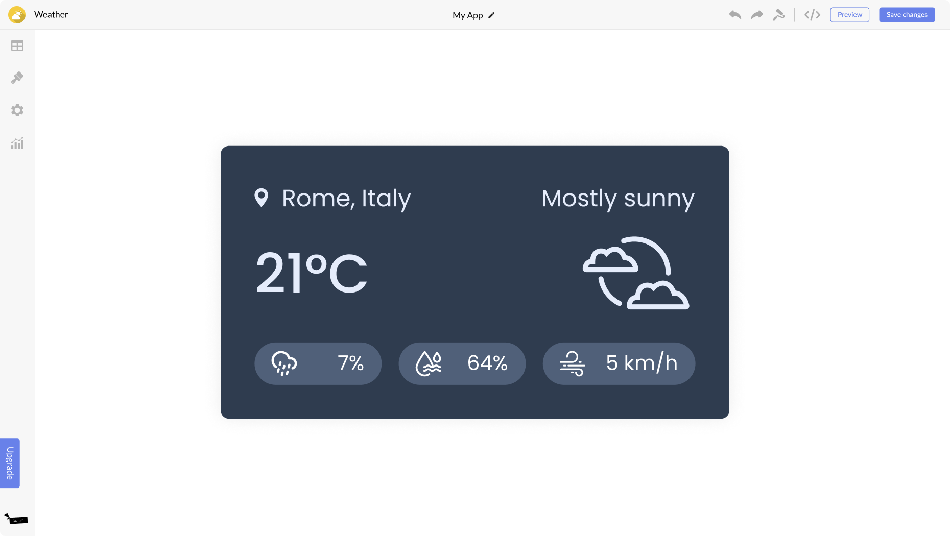 Live Weather Forecast for Wix