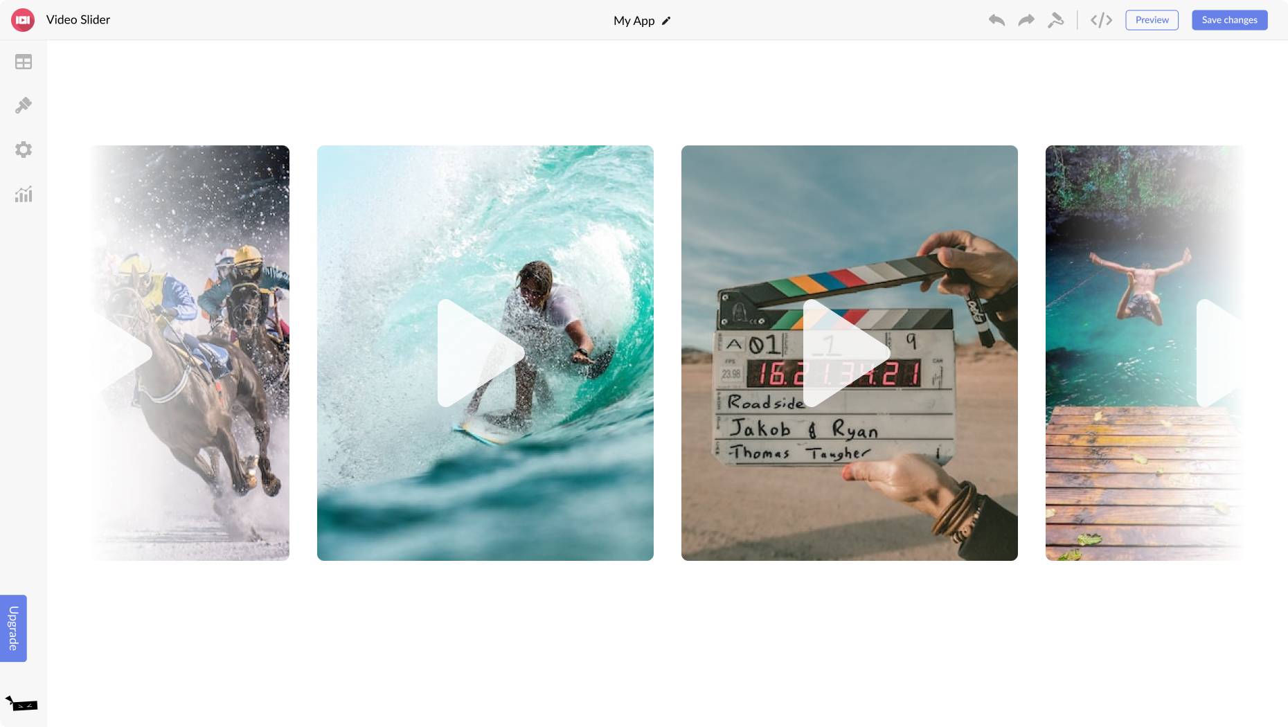 Video Slider for Wix