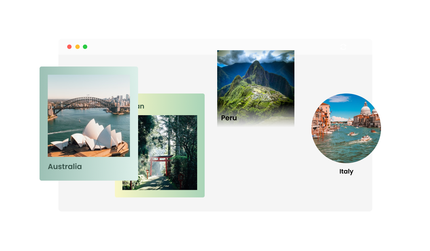 Image Poll - Duda Image poll Multiple Layouts