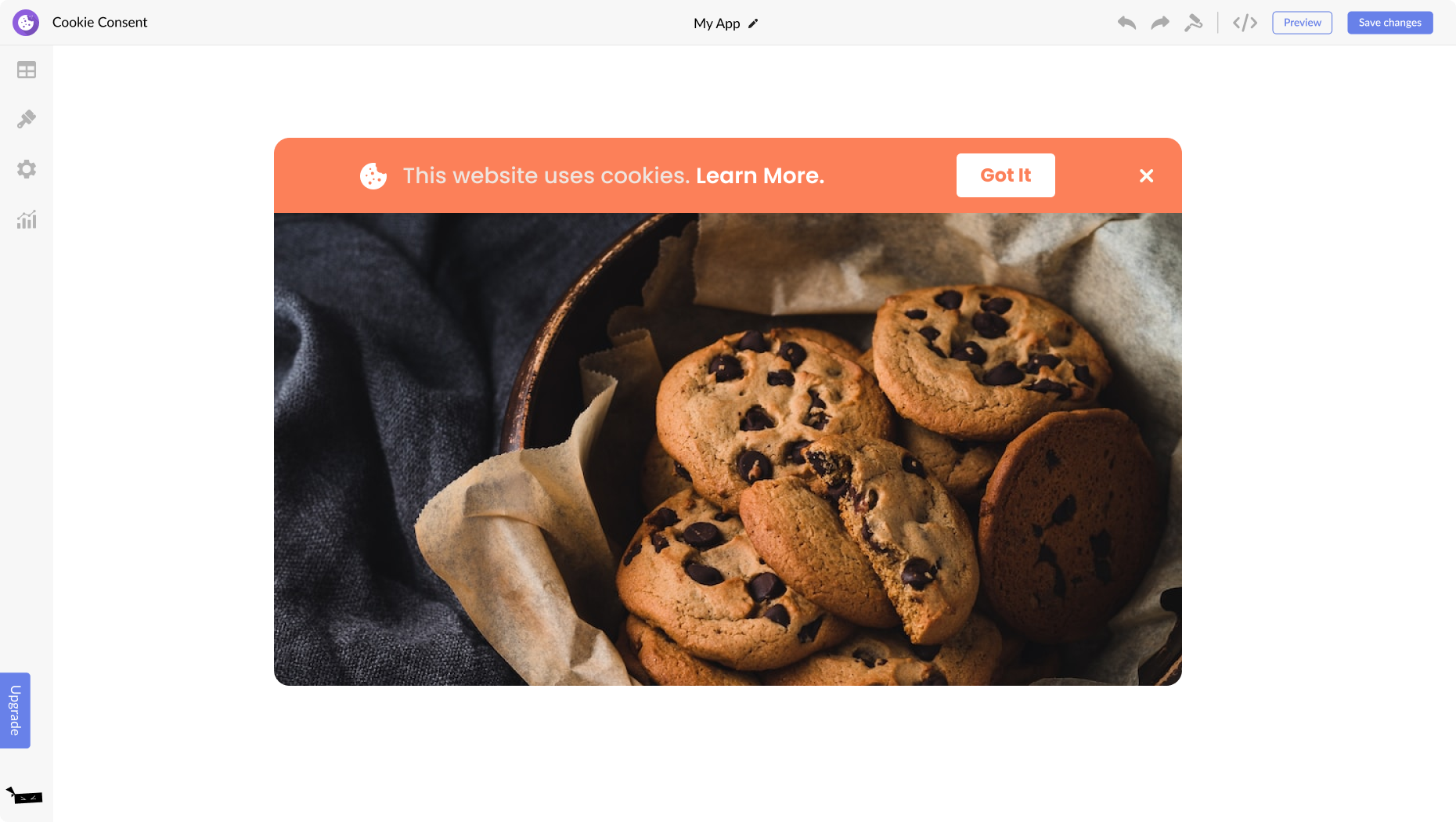 Cookies Consent Bar for Wix