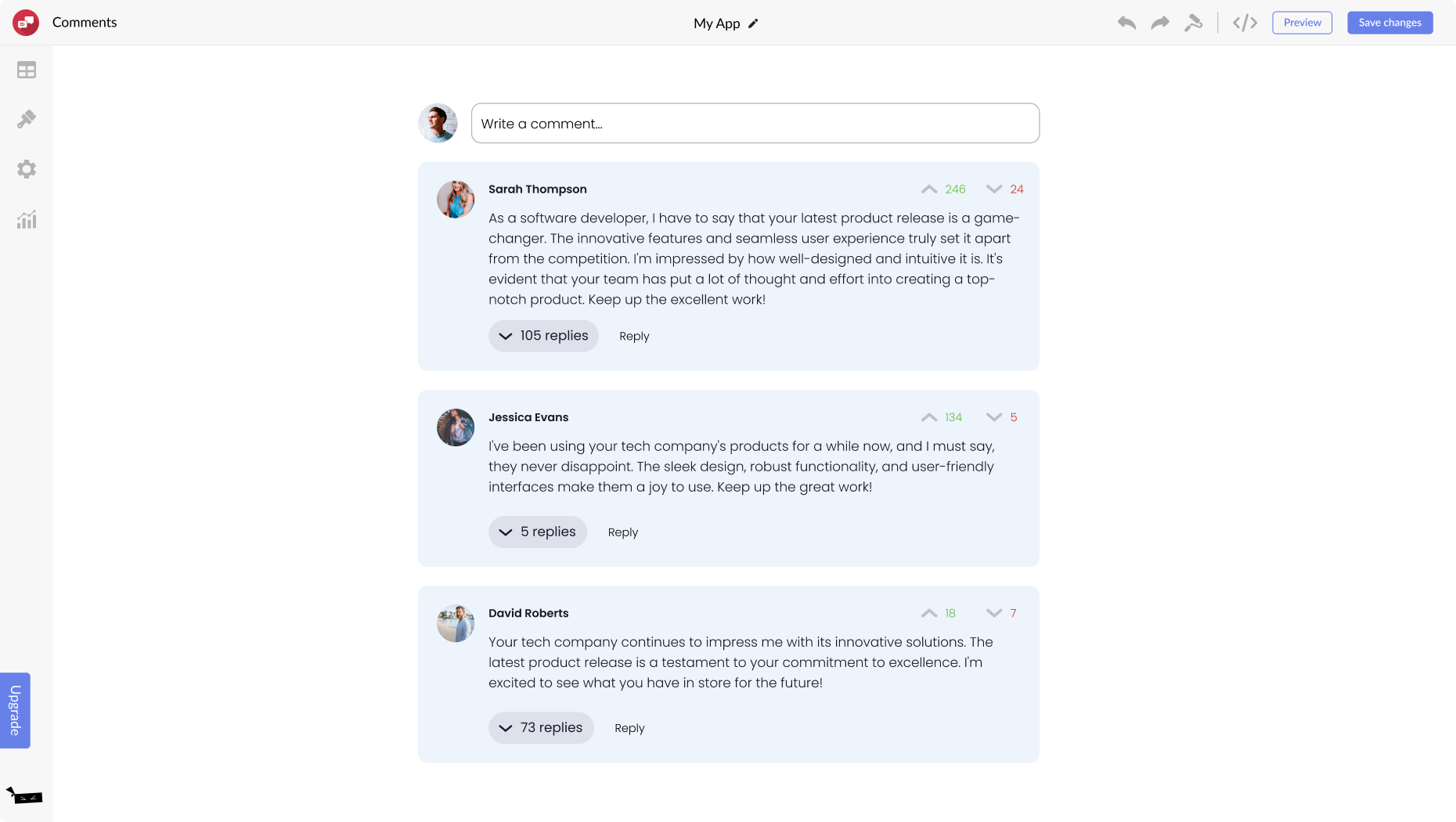 Comments for BigCommerce