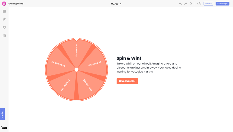 Spinning Wheel for Webflow