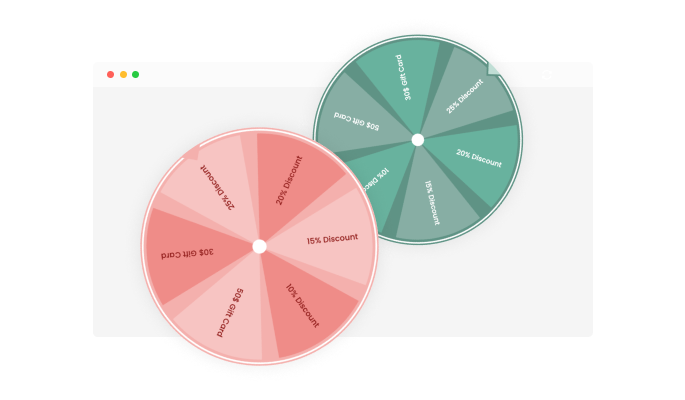 Spinning Wheel - Beautiful BigCommerce Spinning wheel Color Skins