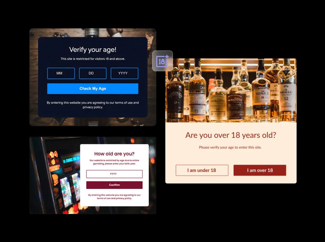 Age Verification widget preview