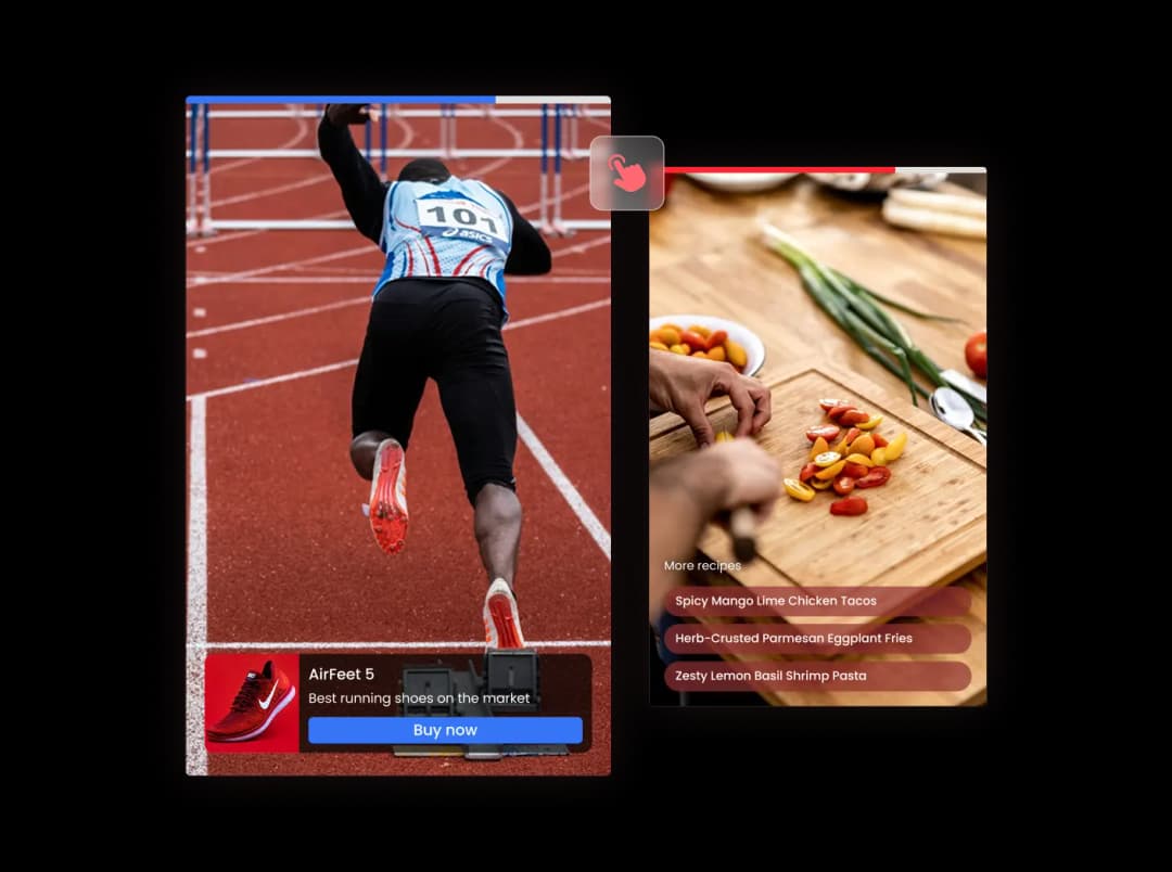 Interactive Video Player widget preview