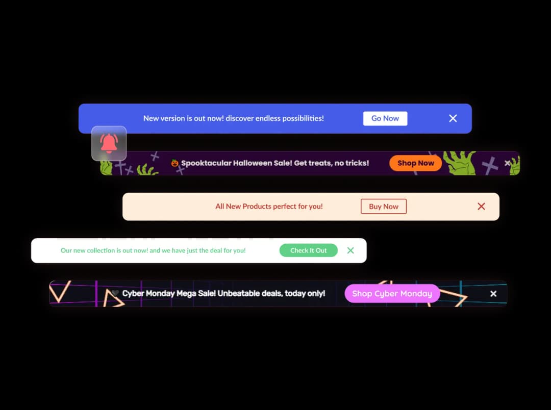 Notification Bar widget preview