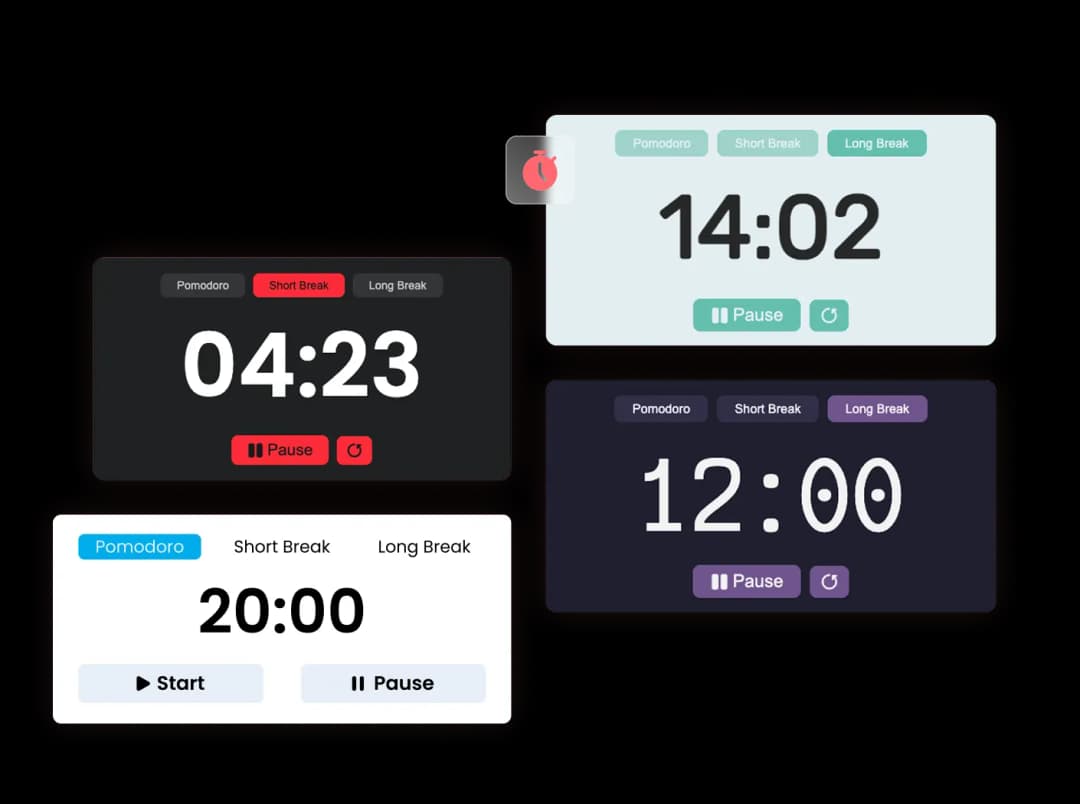 Pomodoro Timer widget preview