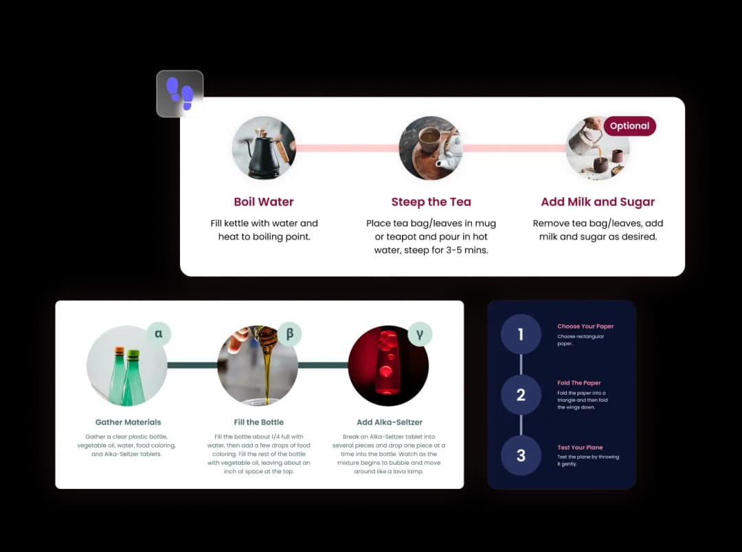Process widget preview