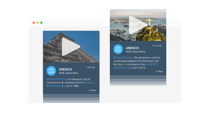 Vimeo Feed - Using a Ticker Animation on your Shopify store