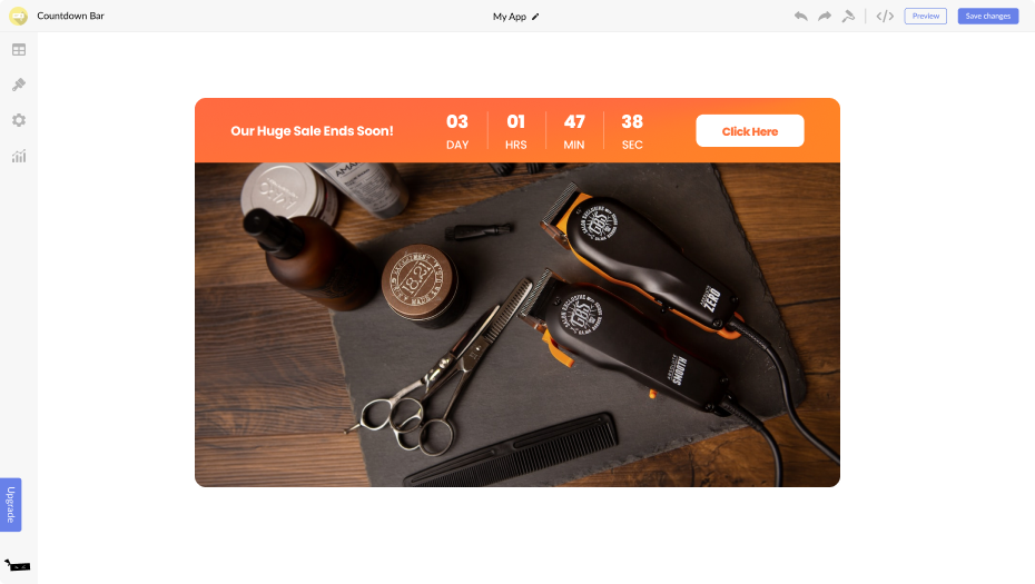 Countdown Bar for SiteJet