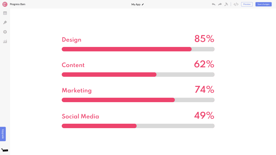 Progress Bars for Design Modo