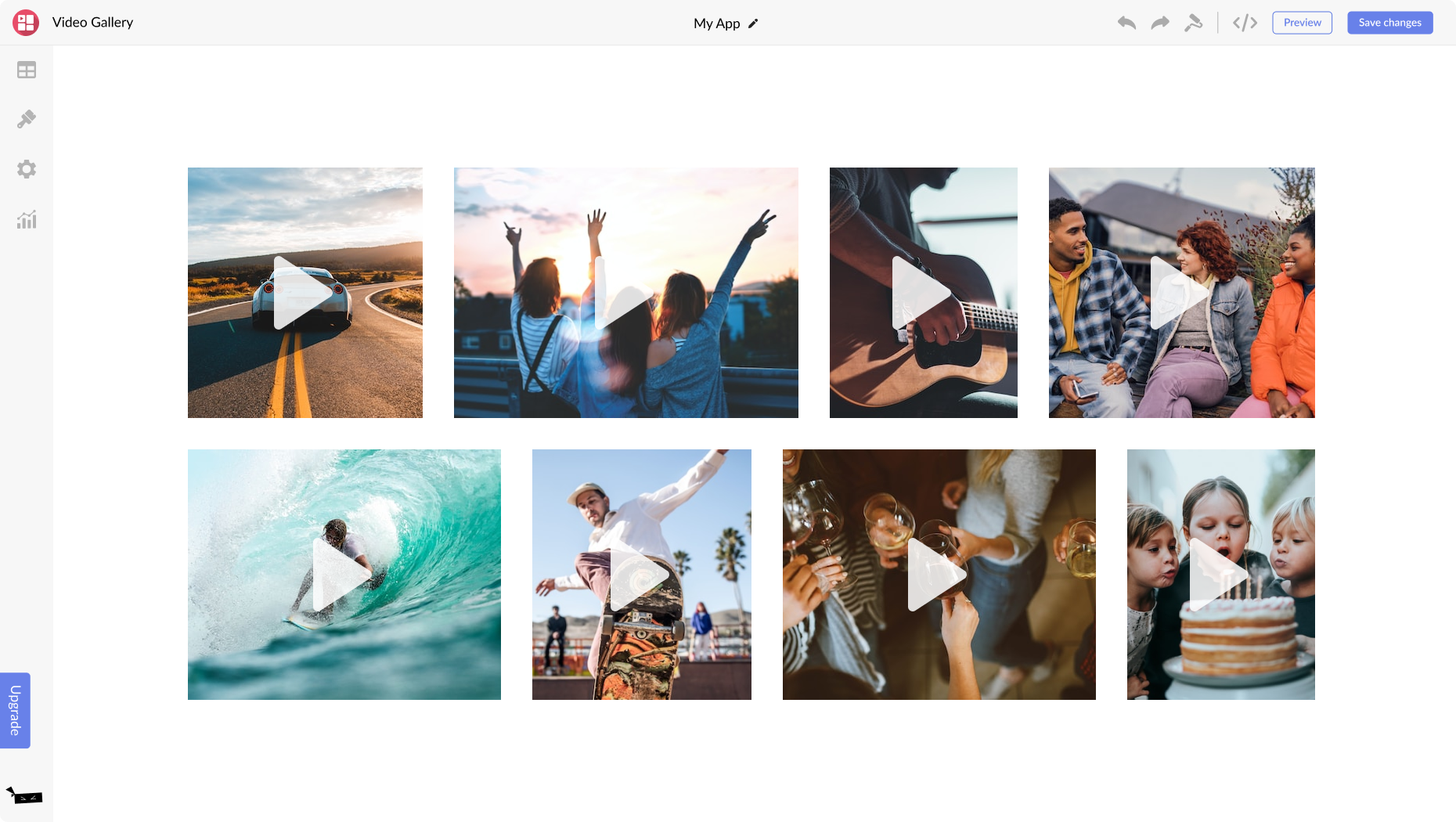 Video Gallery for PhotoShelter