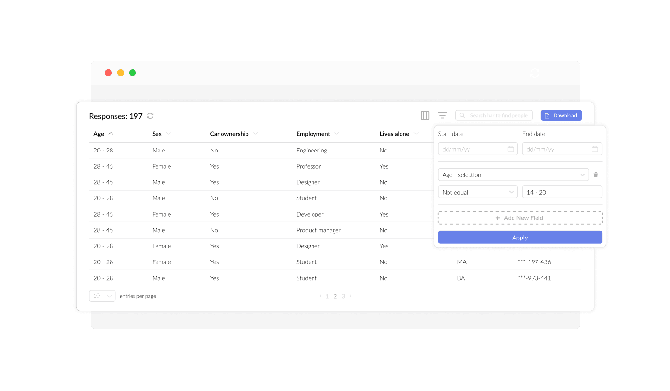 Contact Form - Easy Entry Collection