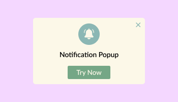 Notification Popup for Square logo