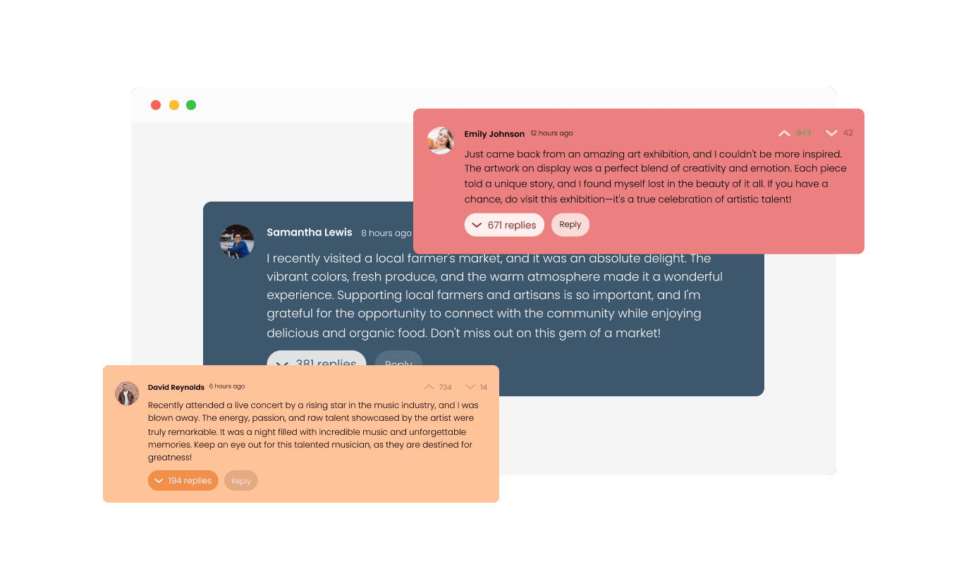 Comments - Customize with Attractive Comment Skins from Bookmark Comments integration