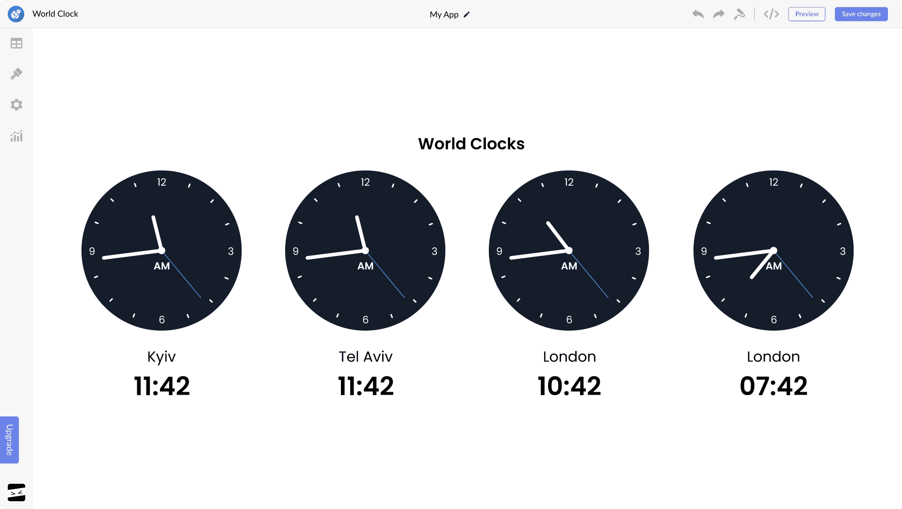 World Clock for CCV Shop