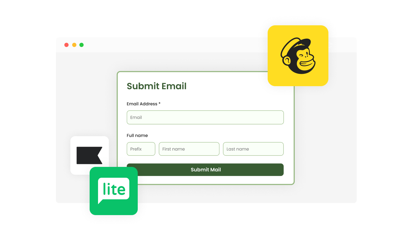 Email Subscription Form - Robust Integration Capabilities with Leading Platforms