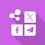 Social Share Buttons for EditorX logo