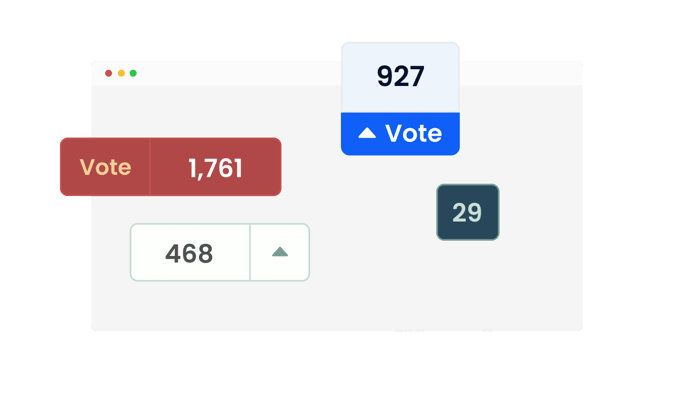 Feature Voting - Customizable Button Layouts