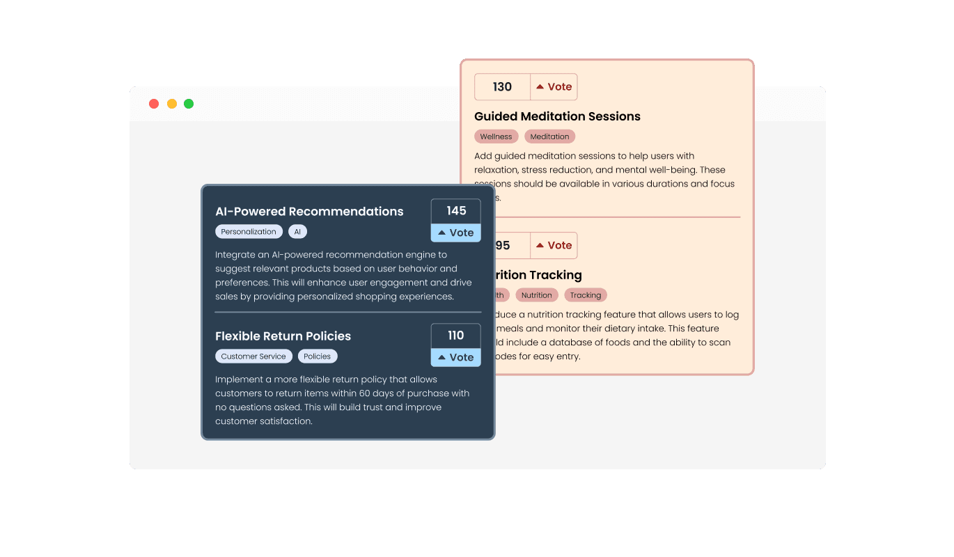 Feature Voting - Versatile List Layouts