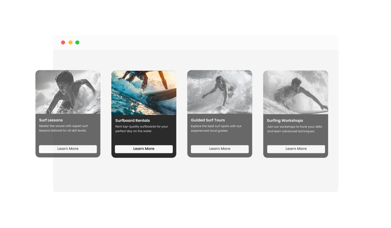 Card Slider - Hover Effects for Enhanced Interactivity