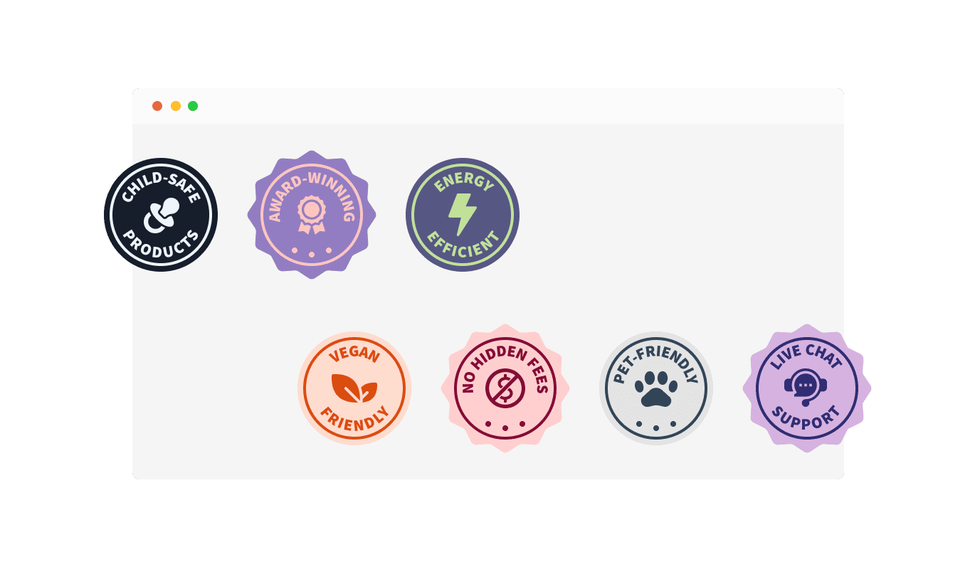 Trust Badges - Access a Wide Gallery of Professional Trust Badges