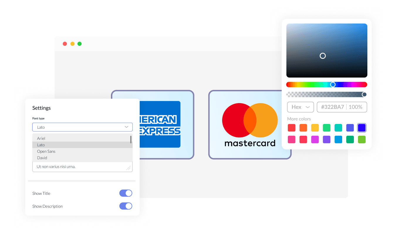 Payment Method Logos - Fully Customizable Accepted Payment Icons for Instamojo