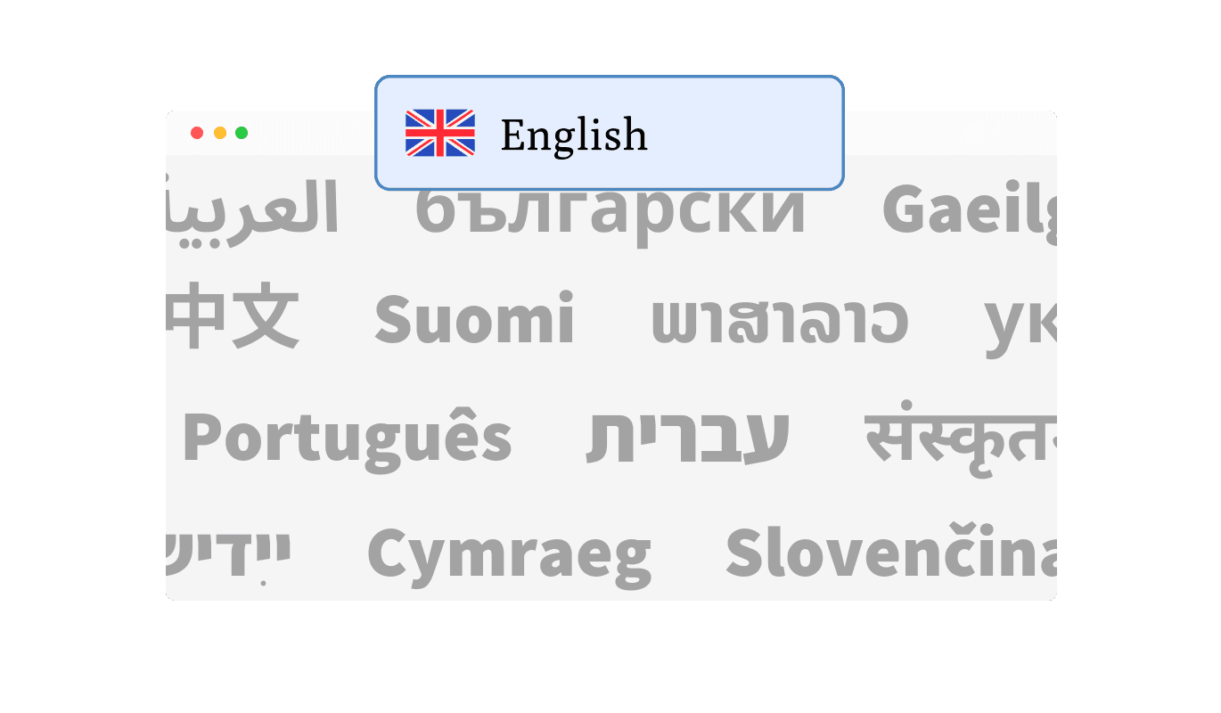 Website Translator - Select From a Wide Range of Languages