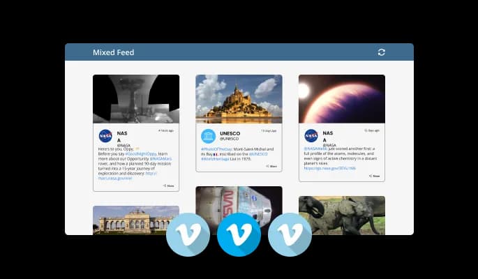 Vimeo Feed - Two types of Vimeo feed