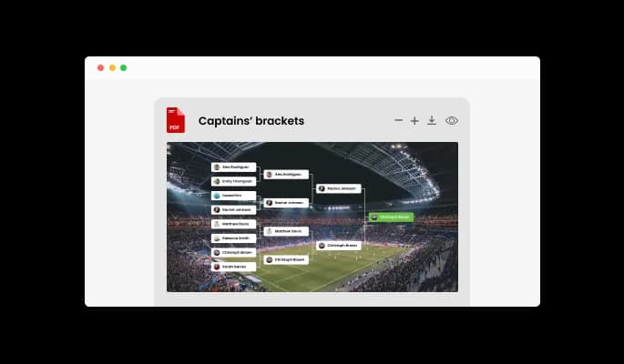 Bracket Maker - Export as a PDF or image