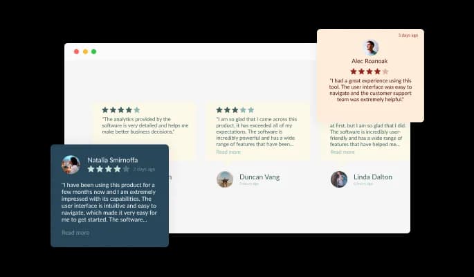 Capterra Reviews - Different Review Types