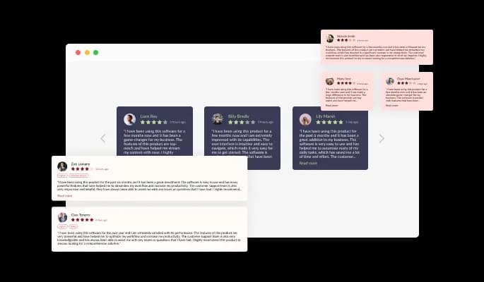 Capterra Reviews - Multiple Layouts