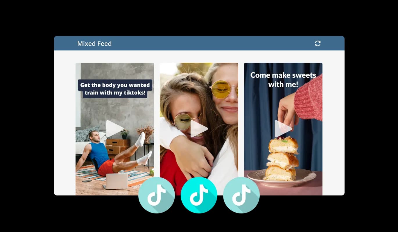 TikTok Feed - Different Feed Types