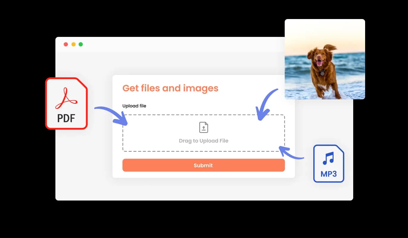 Support Form - Streamline Issue Resolution with File and Image Reception via Support Form