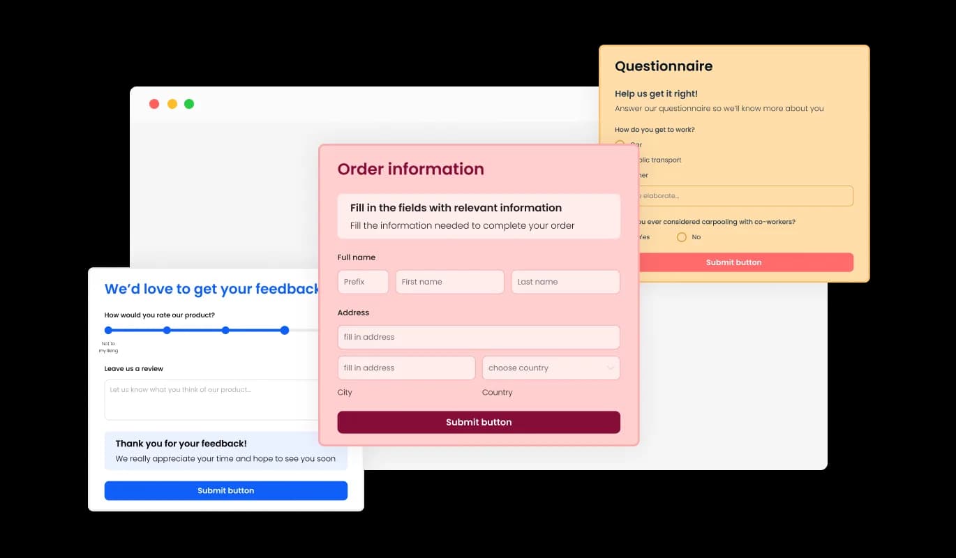 Form Builder - Pre-Designed Skins for Effortless Form Aesthetics