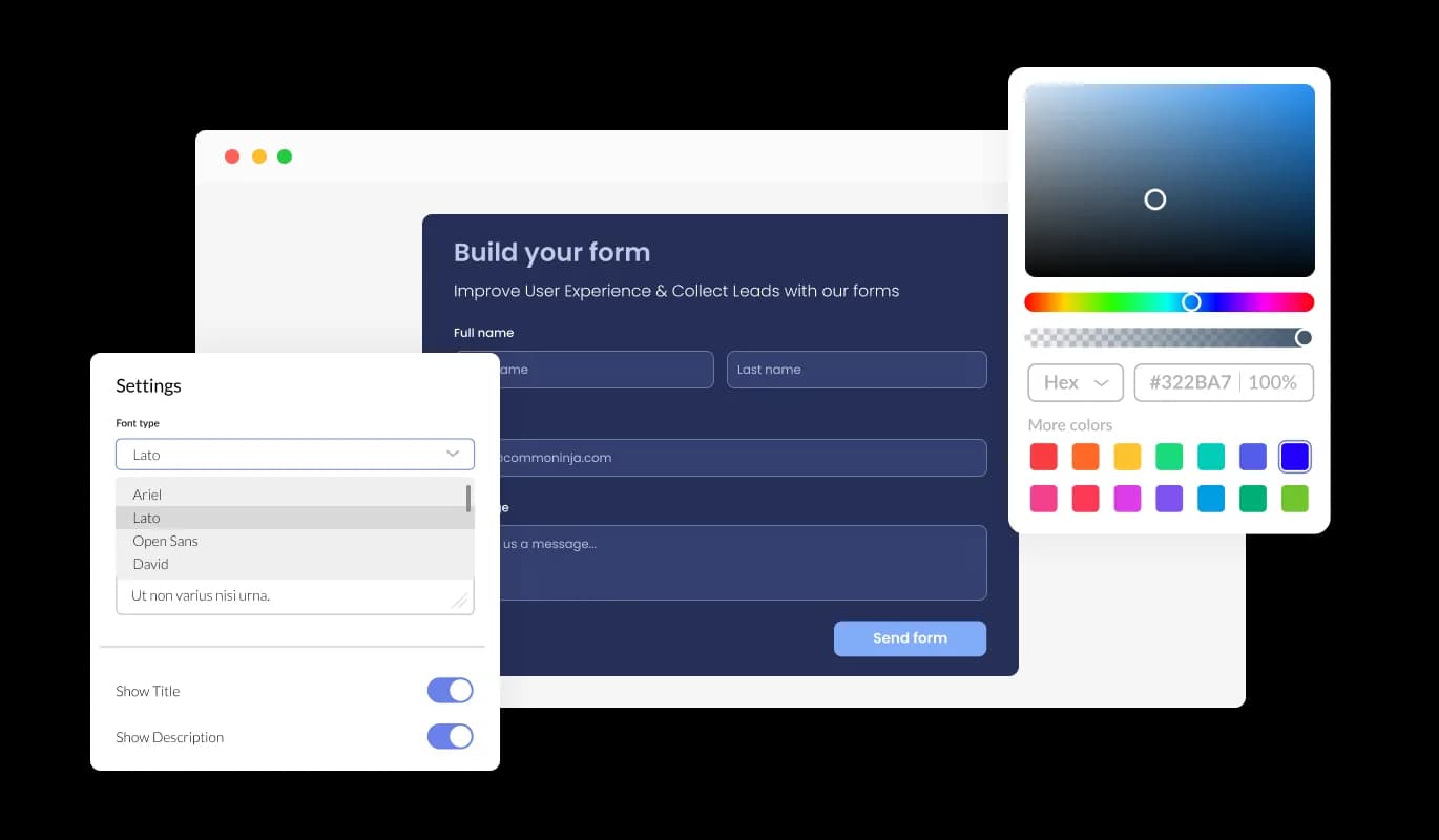 Course Registration Form - Fully Customizable the Course Registration Form