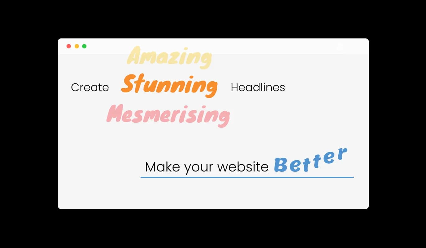 Animated Headline - Animate for Any part of Your Sentence