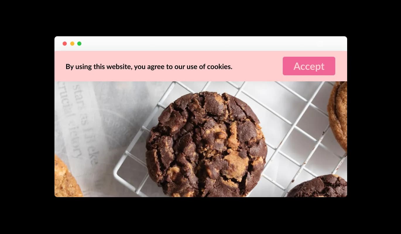 Cookies Consent Bar - Simple and straight forward cookies consent bar for Webflow