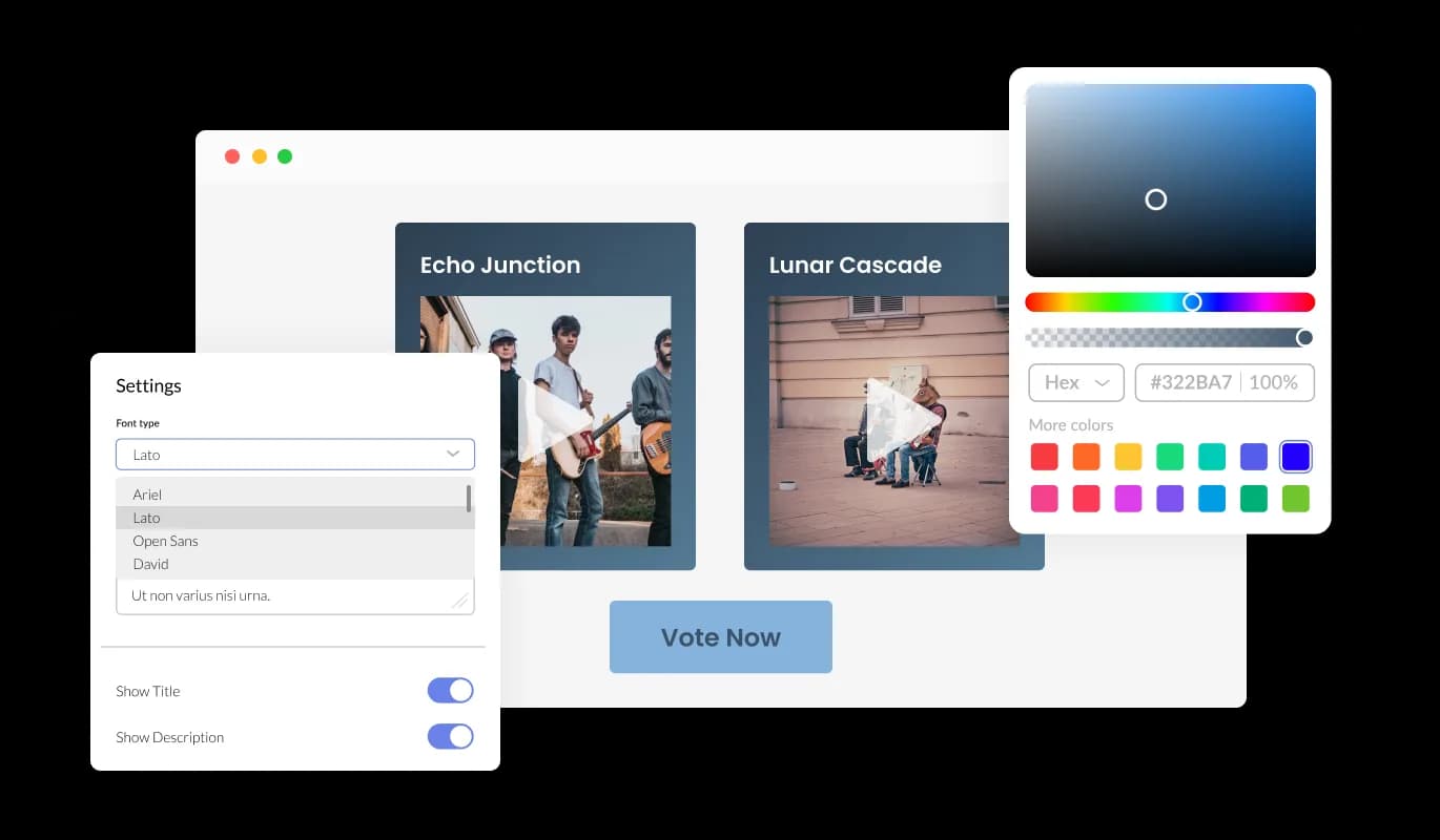 Video Poll - Fully Customizable Video Poll for Squarespace