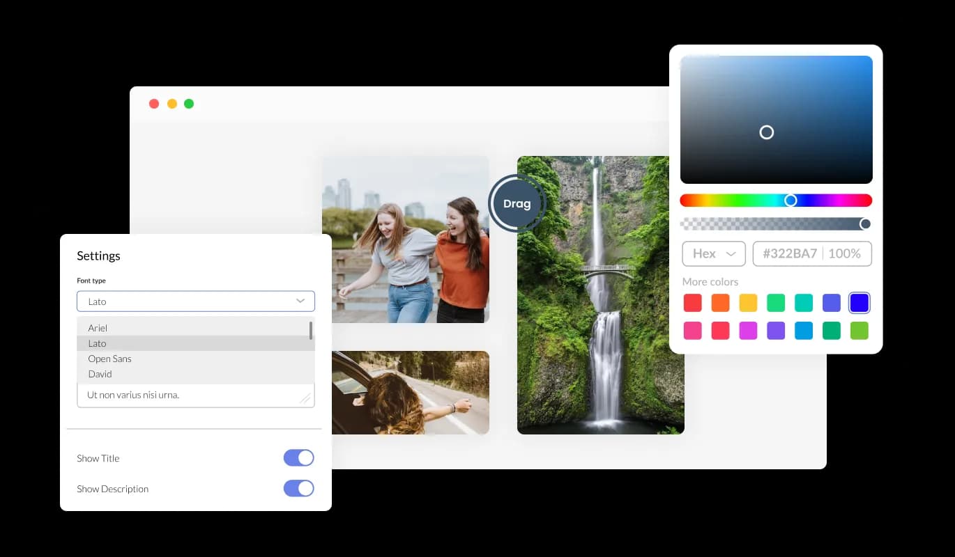 Image Grid Slider - Fully Customizable Microsoft Power Pages website